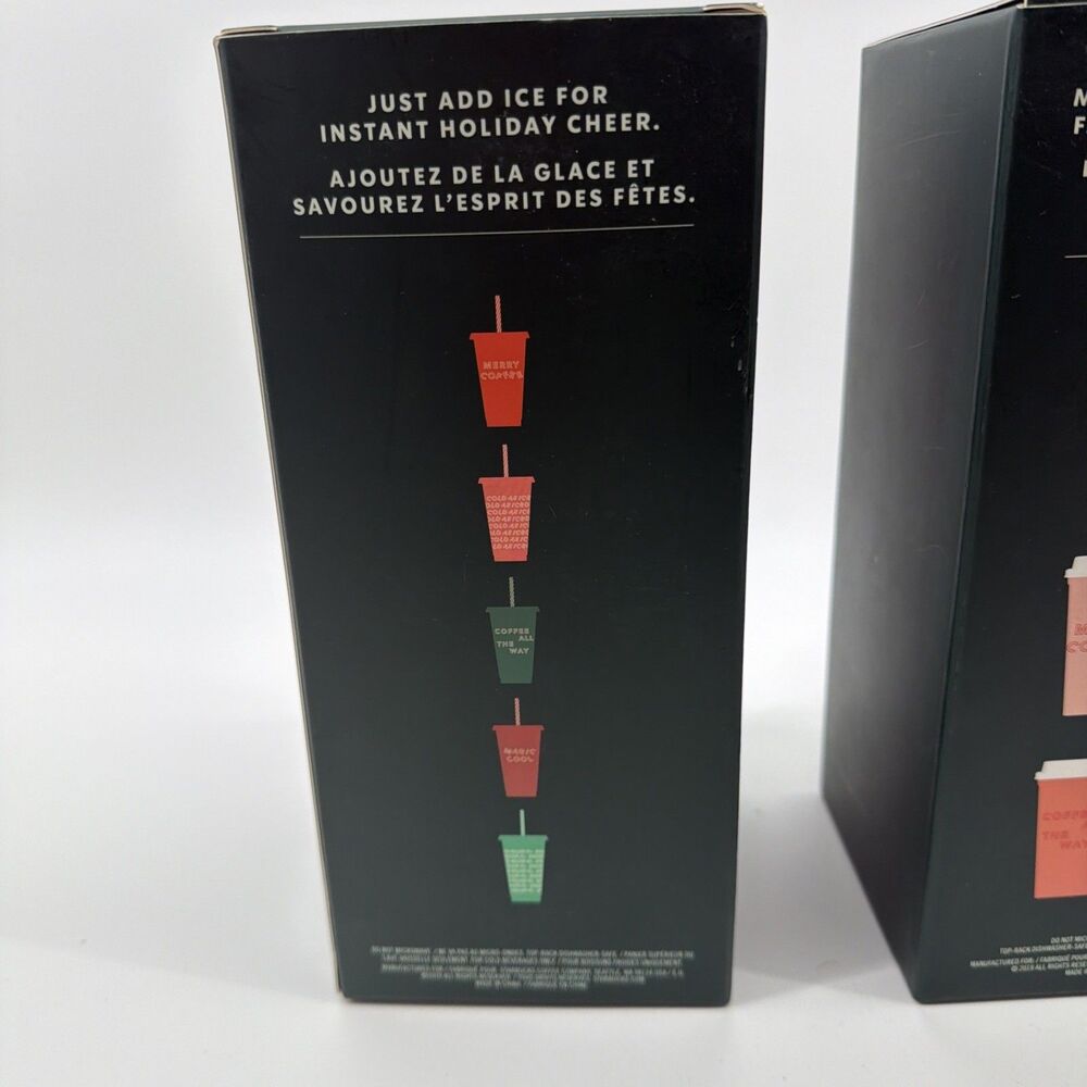 NEW Starbucks 2019 Winter Holiday Christmas Reusable Hot Cups & Cold cups!!